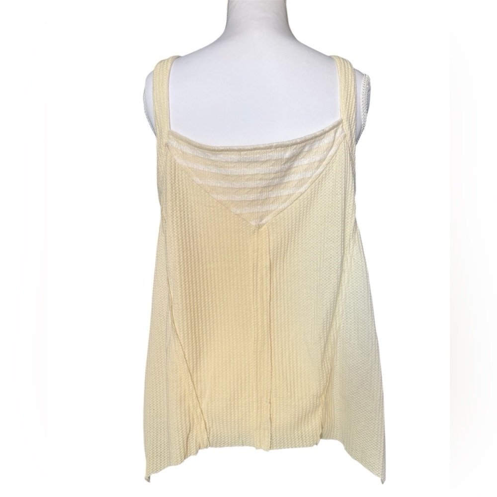 ✨ Listicle Cream Textured Boho Tank Top – NWT Size Large - Picture 2 of 4